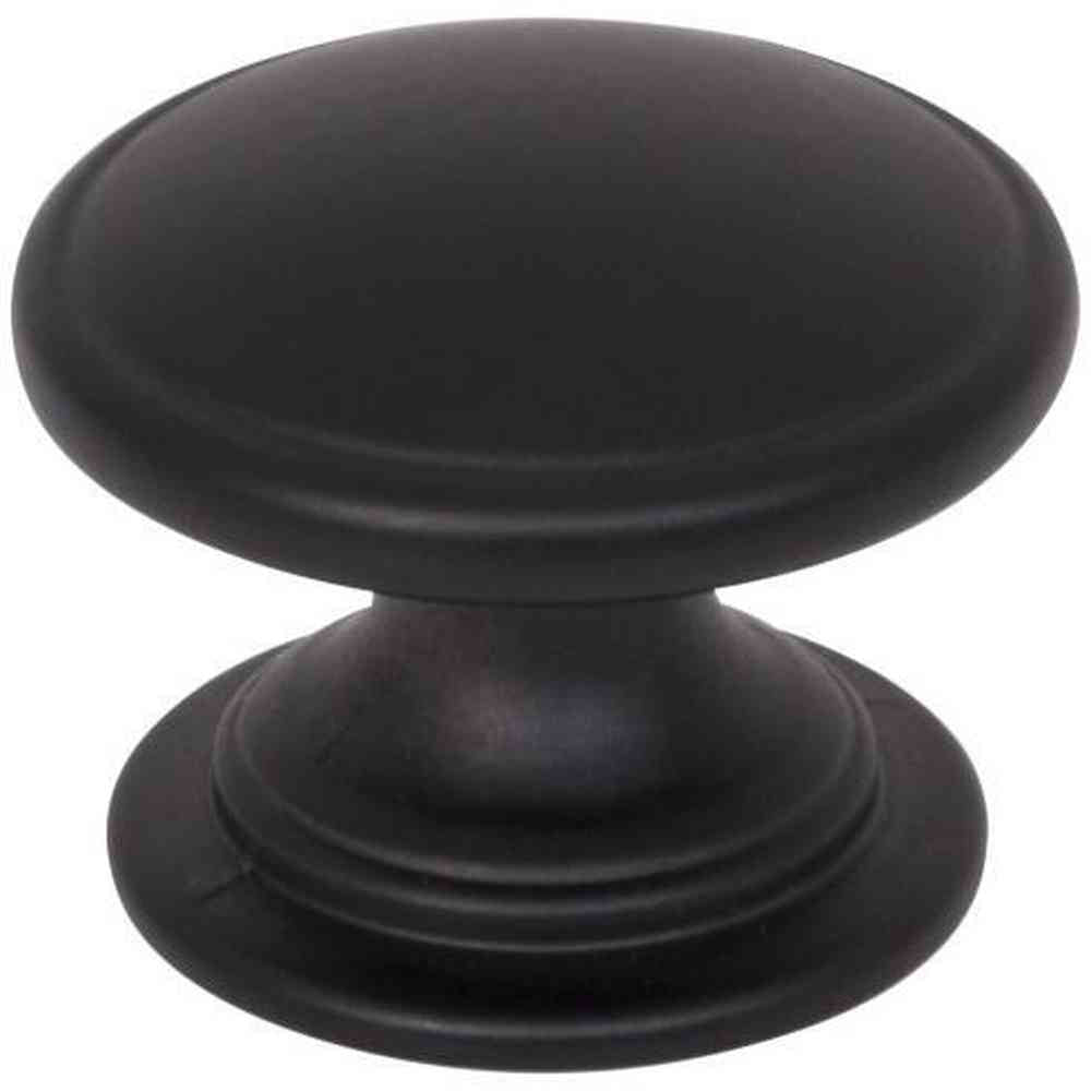 Jeffrey Alexander 3980-MB matte black cabinet knob