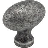Jeffrey Alexander 3991SIM distressed antique silver cabinet knob