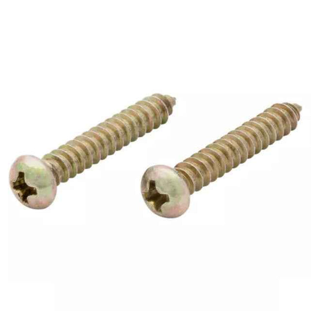 Kwikset Knob Screw Pack Keyed Entry Door Knob in Satin Brass