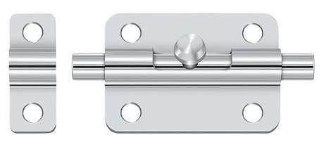 Deltana 3BBU26D barrel bolt in satin stainless, additional view