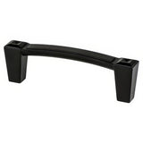 Berenson 4002-1055-P matte black cabinet handle pull