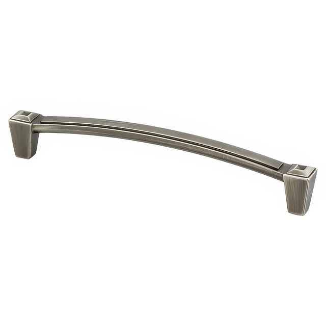 Berenson 4004-1VTN-P vintage nickel cabinet handle pull