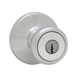 Kwikset 400T-26 Tylo keyed entry door knob in polished chrome, additional view
