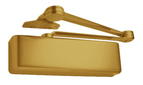 LCN 4040XPHCUSHBRASS brass surface mounted hold open cush door closer