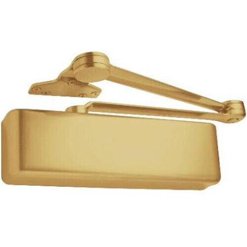 LCN 4040XPHWPABRASS sprayed brass surface mounted hold open door closer