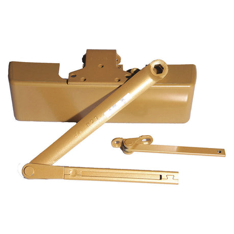 LCN 4040XPRWPABRASS sprayed brass surface mounted cush door closer