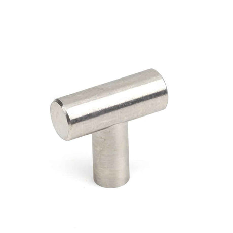 Century Hardware 40502-32D Stainless cabinet knob in stainless steel, front view
