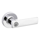 Kwikset 405BRNLRDT Breton Lever in Bright Chrome