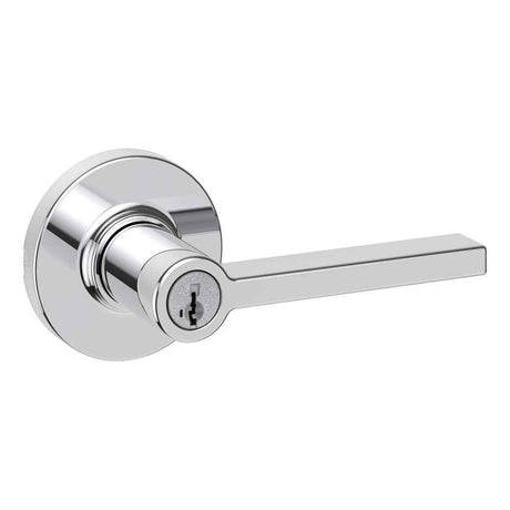 Kwikset 405CSLRDT Casey Lever in Bright Chrome