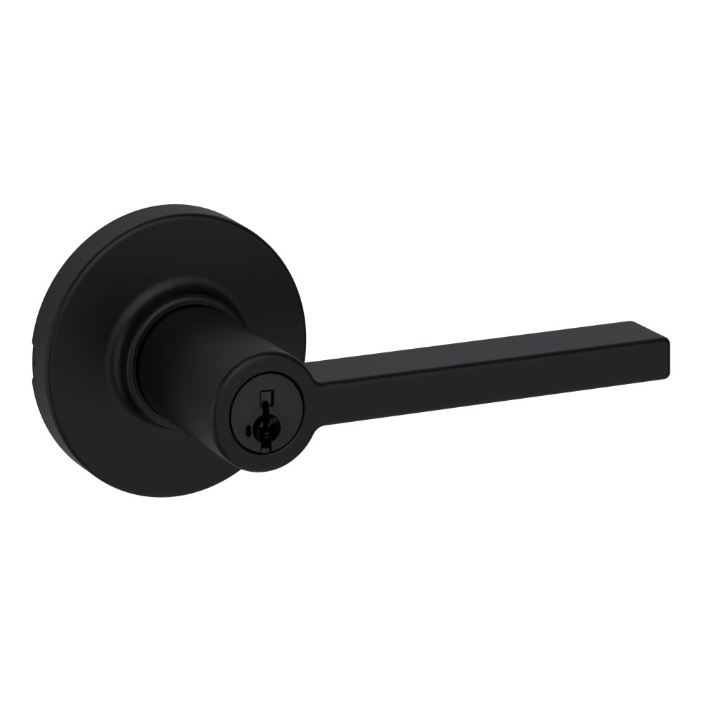 Kwikset 405CSLRDT Casey Lever in Matte Black