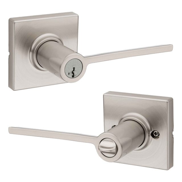 Kwikset 405LRLSQT Ladera Lever in Satin Nickel