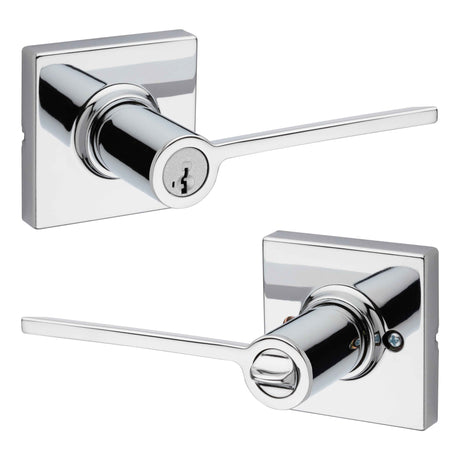 Kwikset 405LRLSQT Ladera Lever in Bright Chrome