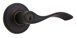 Kwikset 405BL-11P venetian bronze keyed entry lever