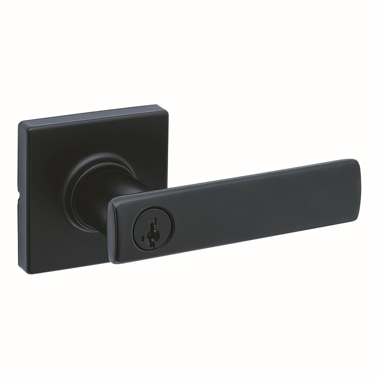 Kwikset 405BRNLSQT-514S iron black keyed entry door lever