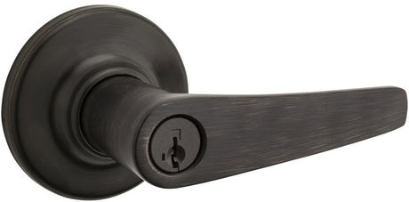 Kwikset 405DL-15ASV1 antique nickel keyed entry lever