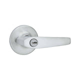 Kwikset 406DL-3V2 polished brass keyed entry lever