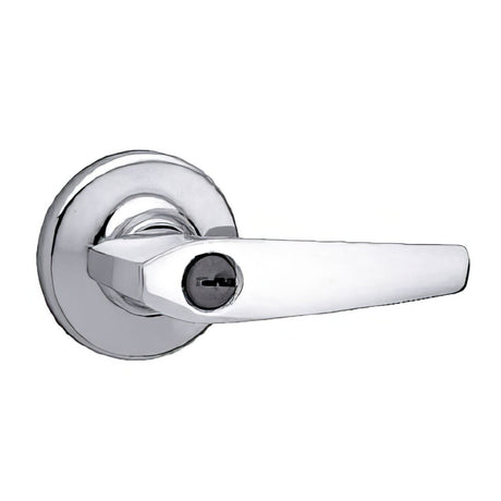 Kwikset 405DL-26V2 polished chrome keyed entry lever