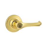 Kwikset 406DNL-15AV2 antique nickel keyed entry lever
