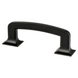 Berenson 4068-1055-P matte black cabinet handle pull