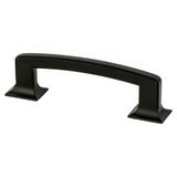 Berenson 4074-1055-P matte black cabinet handle pull