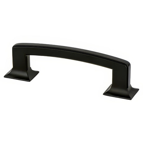 Berenson 4074-1055-P matte black cabinet handle pull