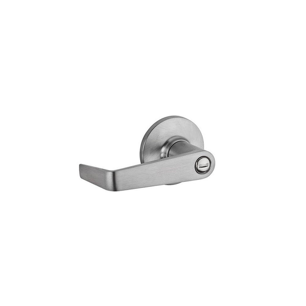 Kwikset 408CNL Light Commercial Carson Lever Privacy Door Lock in Satin Chrome