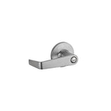 Kwikset 408CNL Light Commercial Carson Lever Privacy Door Lock in Satin Chrome