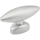 Elements 409222 matte silver cabinet knob