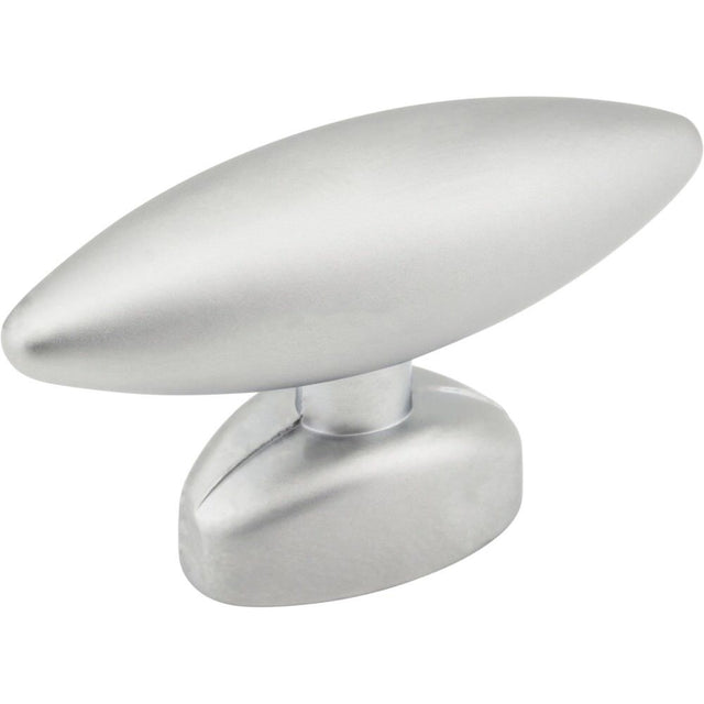 Elements 409222 matte silver cabinet knob