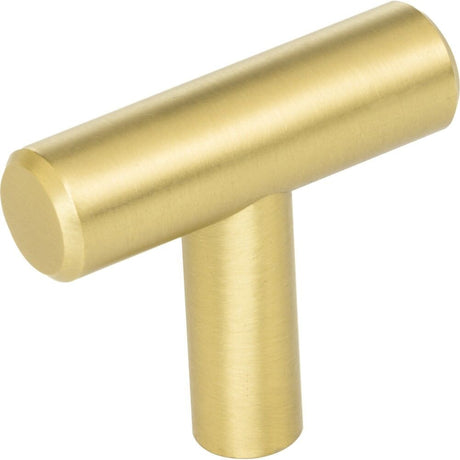 Elements 40BG brushed gold t shaped cabinet pull
