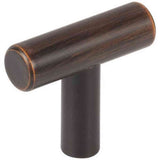 Elements 40DBB dark brushed bronze t shaped cabinet pull