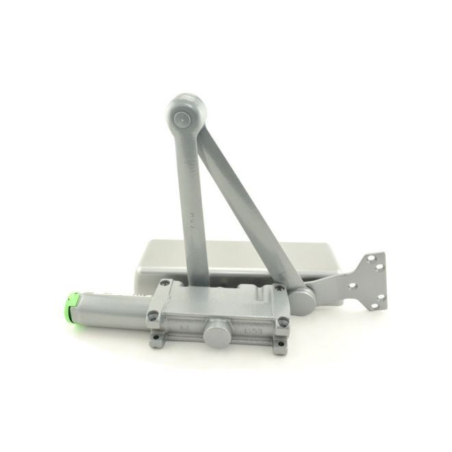 LCN 4111DELEDAALRH aluminum push side mount delay door closer
