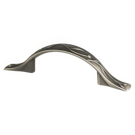 Berenson 4135-1VTN-P vintage nickel cabinet handle pull