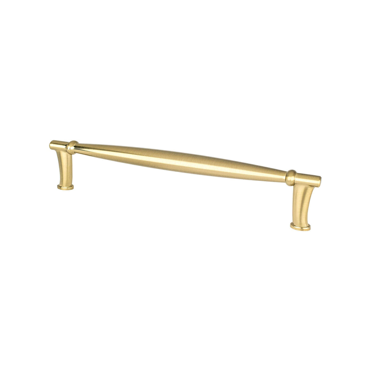 Berenson 4164-1MDB-P modern brushed gold cabinet handle pull