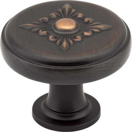 Jeffrey Alexander 417DBAC brushed oil rubbed bronze cabinet knob
