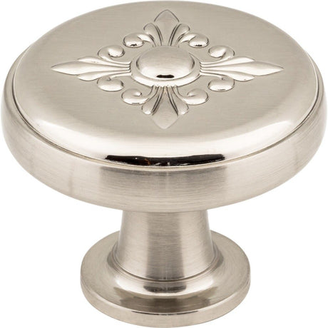 Jeffrey Alexander 417SN satin nickel cabinet knob