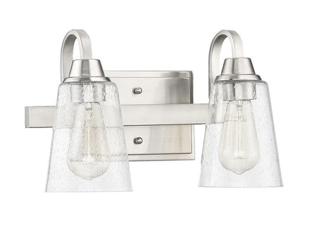 Craftmade 41902-BNK-CS brushed polished nickel vanity