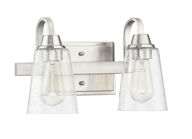 Craftmade 41902-BNK-CS brushed polished nickel vanity