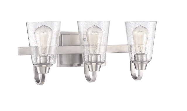 Craftmade 41903-BNK-CS brushed polished nickel vanity