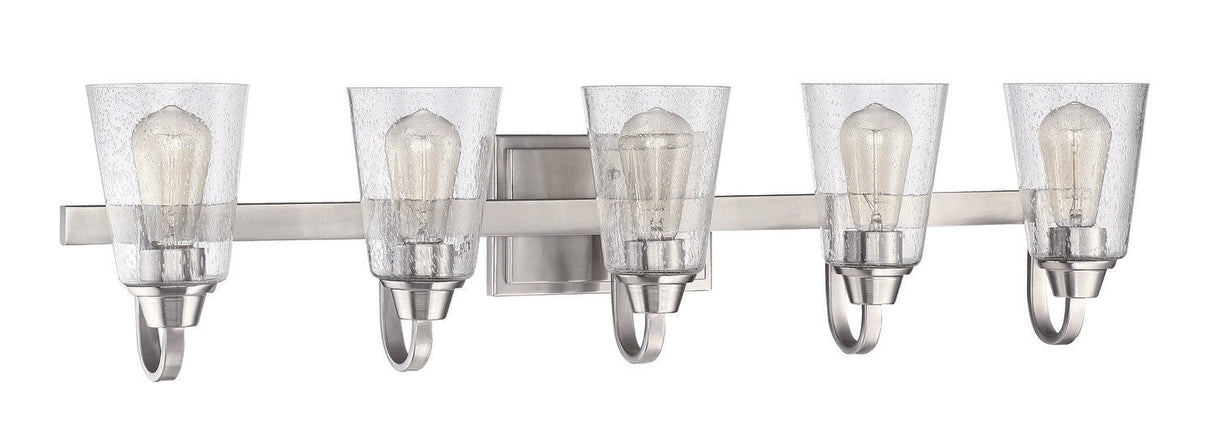 Craftmade 41905-BNK-CS brushed polished nickel vanity