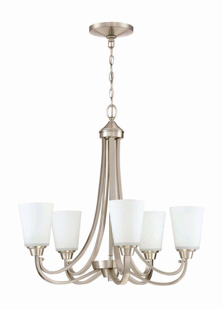 Craftmade 41925-BNK brushed polished nickel chandelier