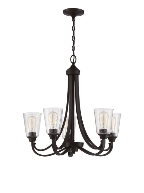 Craftmade 41925-ESP-CS espresso chandelier