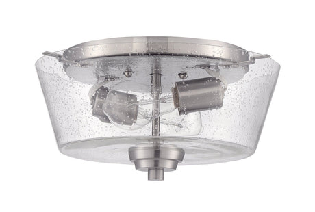 Craftmade 41982-BNK-CS Grace 2 Light Flushmount in Brushed Polished Nickel
