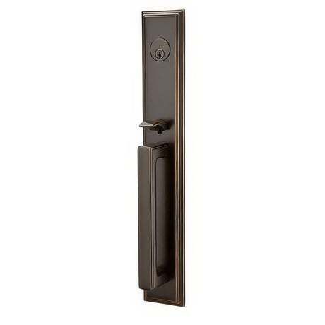 Emtek 4212PUS10B oil rubbed bronze single cylinder handleset