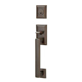 Emtek Knob 2-3/8" and 2-3/4" Backset Single Cylinder Hamden Tubular Handleset - Reversible in Oil Rubbed Bronze