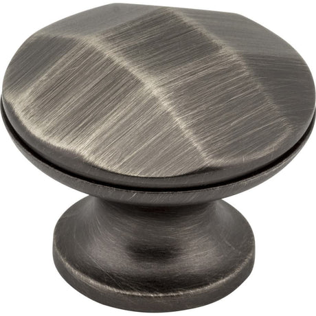 Elements 423 Drake 1-3/16" Zinc Faceted Geometric Cabinet Knob