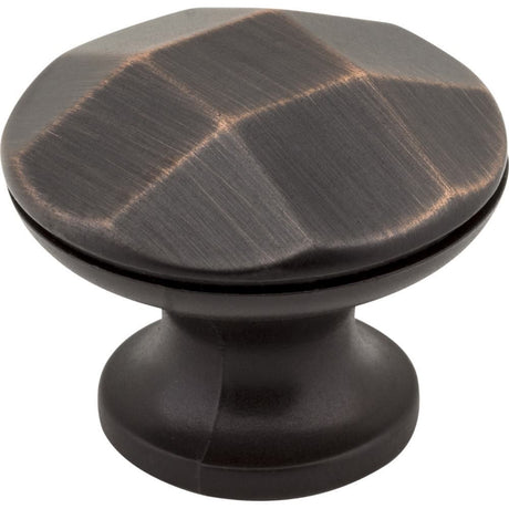 Elements 423 Drake 1-3/16" Zinc Faceted Geometric Cabinet Knob