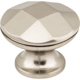 Elements 423SN 423 Drake 1-3/16" Zinc Faceted Geometric Cabinet Knob Satin Nickel