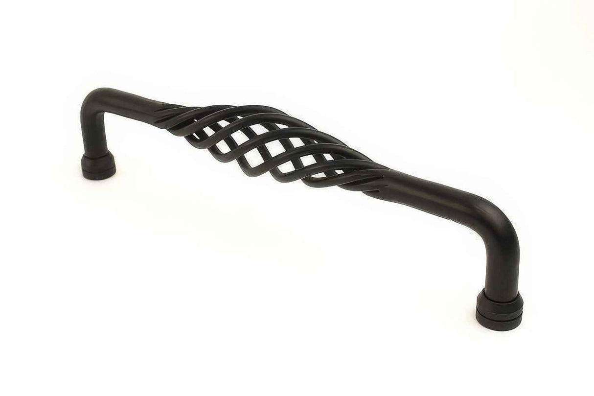 Century Hardware 42449D-MB Saxon cabinet pull handle, additional view