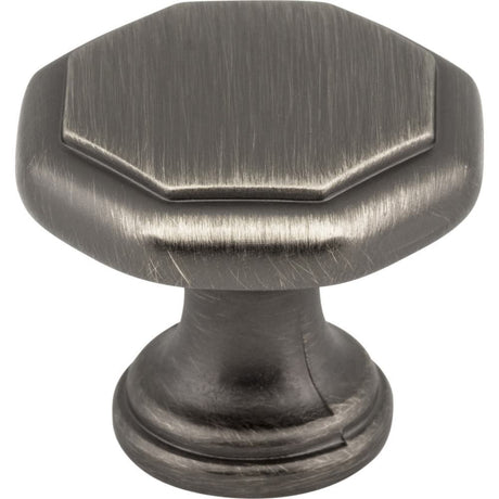 Elements 424BNBDL 424 Drake Geometric Cabinet Knob Brushed Pewter